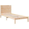 vidaXL Extra Long Bed Frame without Mattress 90x220 cm Solid Wood