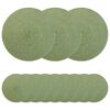 vidaXL Jute Placemets 12 pcs Olive green 100% Tossa Jute