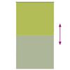 vidaXL Roller Blind Blackout Leaves Green 130x210 cm Fabric Width 126.6 cm Polyester
