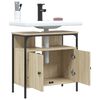 vidaXL Bathroom Sink Cabinet Sonoma Oak 60x30x60 cm Engineered Wood