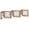 vidaXL Foldable Dog Gate with Stands 6 pcs Artisan Oak 362 cm