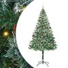 vidaXL Artificial Christmas Tree Green 180 cm PVC and Steel