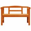 vidaXL Outdoor Bench Brown 119 x 76 x 44cm Solid pine wood