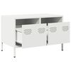 vidaXL TV Cabinet White 68x39x43.5 cm Cold-rolled Steel