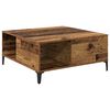 vidaXL Coffee Table Old Wood 80 x 80 x 36.5 cm Engineered Wood
