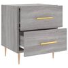 vidaXL Bedside Cabinet Grey Sonoma 40x35x47.5 cm Engineered Wood