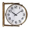 Gifts Amsterdam Station Clock Prague Metal Brass 38x10x38 cm