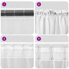 vidaXL Voile Curtains with Rod Pockets 2 pcs Purple