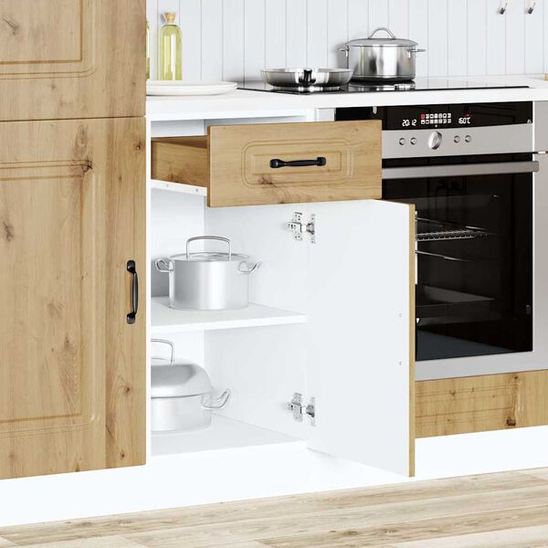 vidaXL Kitchen Base Cabinet Kalmar Artisan Oak Engineered Wood