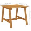 vidaXL 5 Piece Garden Dining Set Solid Acacia Wood
