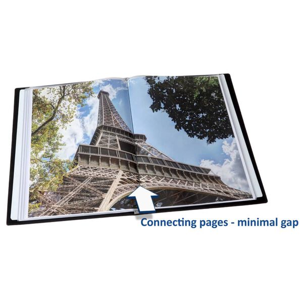 rillstab Display Book A4 40 Pockets Black