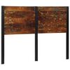 vidaXL Headboard 140 cm Solid Wood Reclaimed and Iron