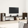 vidaXL TV Cabinets 2 pcs Brown Oak 100x30x50 cm Engineered Wood