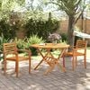 vidaXL Garden Chairs 2 pcs 59x55x85 cm Solid Wood Acacia