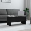 vidaXL Coffee Table Black 102x50.5x46.5 cm Engineered Wood