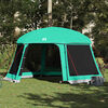vidaXL Pool Tent with Removable Fly & Mesh Walls Sea Green 512x458 cm