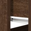 vidaXL Console Table with Drawers Brown Oak 85.5x38.5x74.5 cm