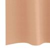 vidaXL Blackout Curtains with Rings 2 pcs Light Brown 140 x 140 cm