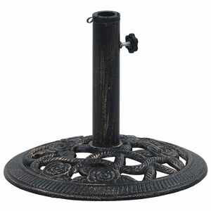vidaXL Umbrella Base | Black | Cast Iron | 40 cm diameter