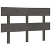 vidaXL Bed Headboard | Grey | Solid pine wood | Fits standard bed sizes