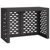 vidaXL Air Conditioner Cover Black 100 x 50 x 70 cm Steel