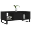 vidaXL Coffee Table Black 90x50x36.5 cm Engineered Wood