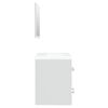 vidaXL Sink Cabinet with Built-in Basin White Engineered Wood
