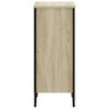 vidaXL Bookcase Sonoma Oak 50x31x74.5 cm Engineered Wood