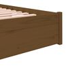 vidaXL Bed Frame without Mattress Honey Brown Solid Wood 140x190 cm