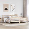 vidaXL Bed Frame without Mattress 200x200 cm Solid Wood Pine