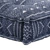 vidaXL Sofa Cushion Indigo Print 120 x 80 x 12 cm Fabric