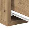 vidaXL Floating Nightstand Artisan Oak 40x32x15 cm Engineered Wood