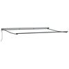 vidaXL Awning Frame Retractable Anthracite 5 x 3 m Powder-coated Steel
