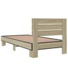 vidaXL Bed Frame without Mattress Sonoma Oak 75x190 cm Small Single