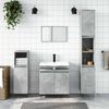 vidaXL Bathroom Cabinet Concrete Grey 58x33x60 cm Engineered Wood