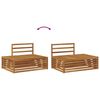 vidaXL Outdoor Sofa Set 7 Piece Natural Solid Acacia Wood