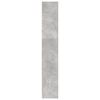 vidaXL Bookcase Concrete Grey 80x24x143 cm Engineered Wood