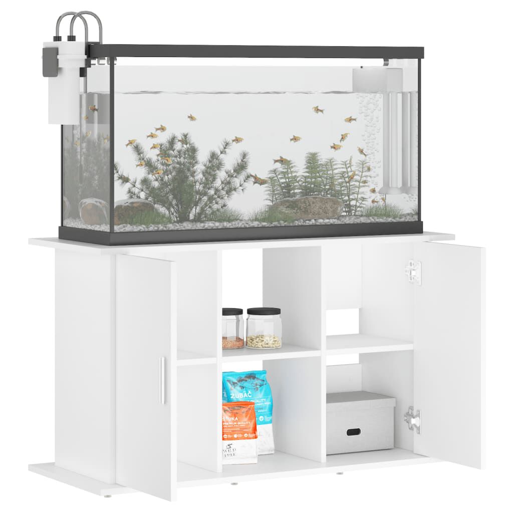 thumbnail image 2 of CIADAZ Aquarium Stand - Concrete Grey, Engineered Wood, 101x41x58 Cm, Fish Tank Cabinet With Storage 2 of 12