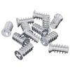 vidaXL Screw 12 pcs Silver M6 x 12 mm Iron