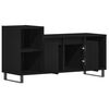 vidaXL TV Cabinet Set Black Oak 100 x 35 x 55 cm Engineered Wood