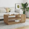 vidaXL Coffee Table Artisan Oak 102x55x43 cm Engineered Wood