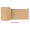 vidaXL Hemp Mat for Rodents 0.5x25 m 5 mm