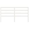 vidaXL Bed Headboard White 186x4x100 cm Solid Wood Pine