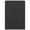 vidaXL Highboard Black 67x39x95 cm Steel