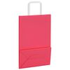 vidaXL Paper Bags 50 pcs with Handles Pink 21x11x31 cm