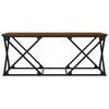 vidaXL Coffee Table Brown Oak 100x49x40 cm Engineered Wood
