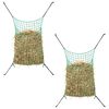 vidaXL Hay Nets 2 pcs Rectangular Green 90x60 cm PP