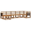 vidaXL Outdoor Sofa Set 7 pcs Natural Solid Acacia Wood