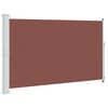 vidaXL Patio Retractable Side Awning 180x300 cm Brown