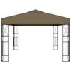 vidaXL Gazebo 3x4 m Taupe Fabric